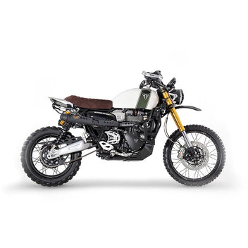Ligne complète d'échappement Zard pour Triumph Scrambler 1200 années 2019 à 2023.