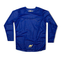 Maillot MX Camel bleu JT Racing USA, dos.