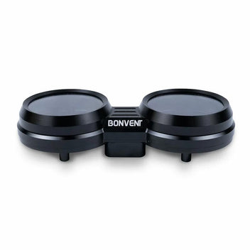 Mini boîtier compteur alu CNC noir Bonvent Motorbikes pour Triumph.