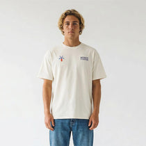 Tee shirt homme Morex custom blanc cassé Eden.