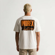 T-shirt homme manches courtes off-white regular Morex Custom Pasta.