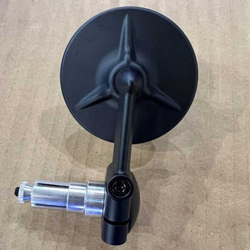 Adaptateur universel de retroviseur embout de guidon Exacta Mounts Motone Customs. Blackpines.fr