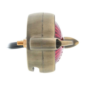 Feu arriere LED homologue BEL AIR laiton Motone Customs. Blackpines.fr