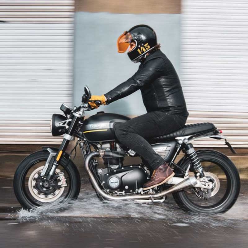 Garde-boue avant moto noir MTE199 Motone Customs Shorty Speed Twin 1200. Blackpines.fr
