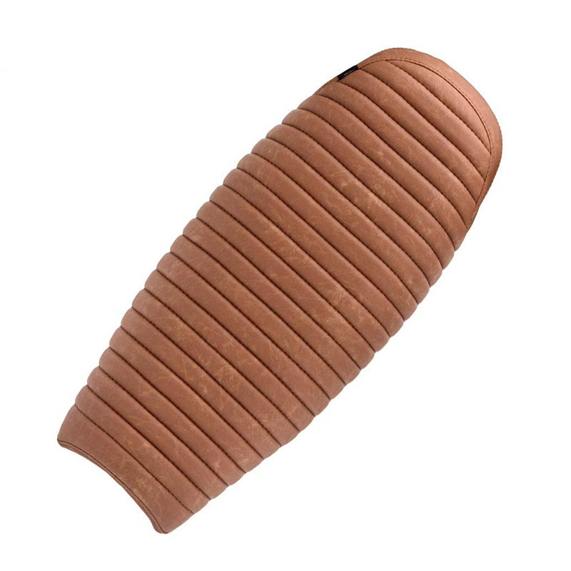 Selle fine Rare Earth moto The Krait Motone Custom pour Triumph Bonneville. Blackpines.fr