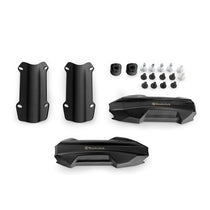 pads noirs pour crash bars Wunderlich. Blackpines.fr