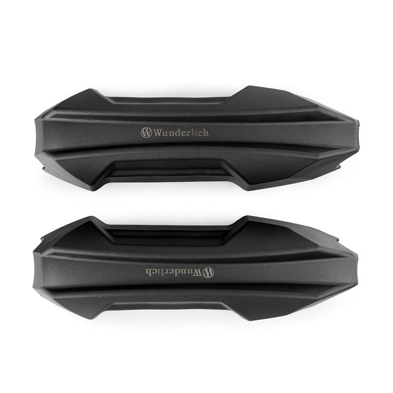 pads noirs pour crash bars Wunderlich. Blackpines.fr