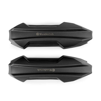 pads noirs pour crash bars Wunderlich. Blackpines.fr