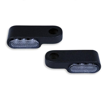Paire de clignotants moto LED Bonvent Motorbikes à fixer sous le guidon.