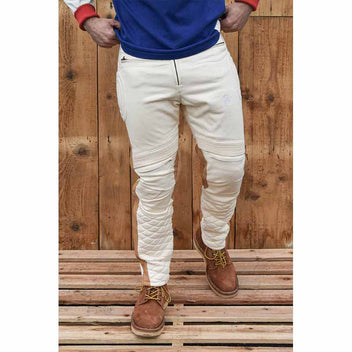 Pantalon moto Desert CE couleur ecru Age of Glory. Blackpines.fr