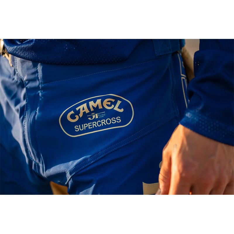 Pantalon MX Camel Bleu JT Racing USA.