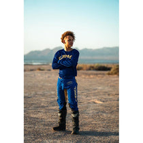 Pantalon MX Camel Bleu JT Racing USA.