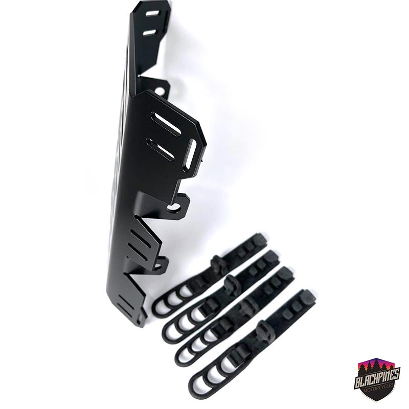 Plaque avant - support Universelle Enduro Trail - Alu 4mm | Blackpines