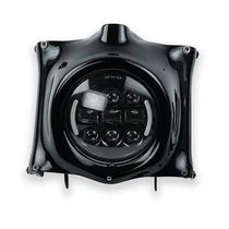 Plaque phare noir brillant pour Royal Enfield 650 Bonvent. Blackpines.fr