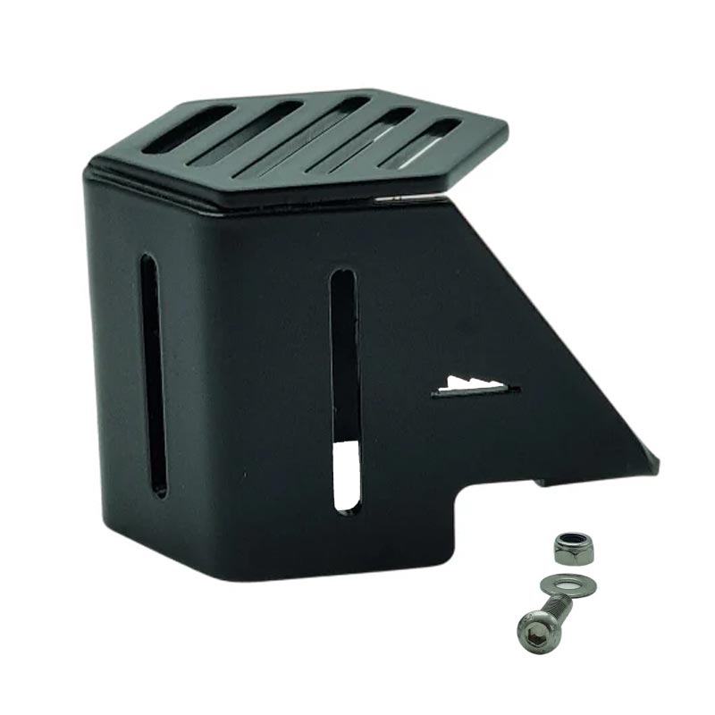 Protection pour bocal liquide de frein Triumph, Ducati, Harley Blackpines. Blackpines.fr