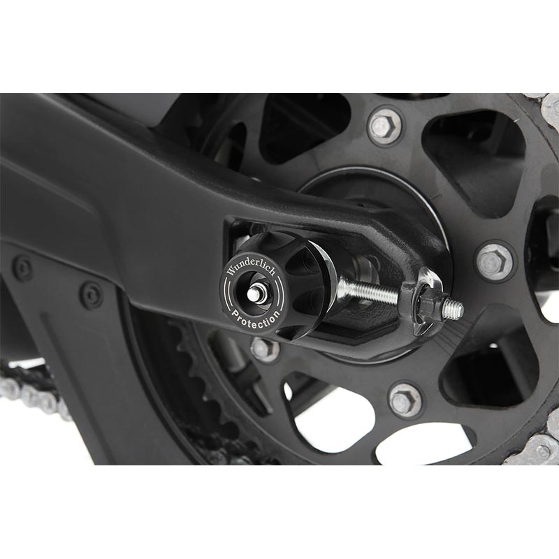 Protection essieu arriere Doubleshock Wunderlich pour Pan America 1250. Blackpines.fr