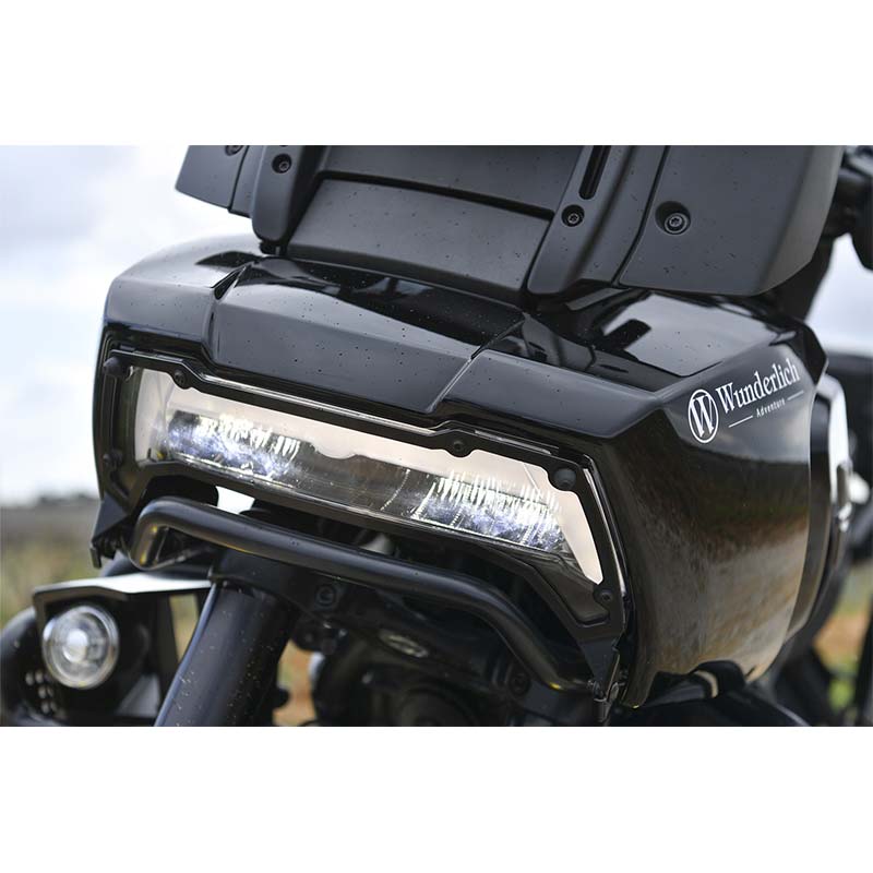 Protection phare moto Clear Wunderlich. Blackpines.fr