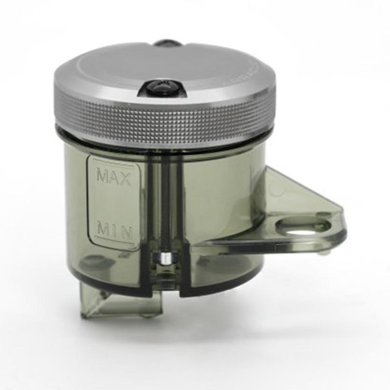 Bocal liquide frein ou embrayage argent diametre 50 mm Barracuda. Blackpines.fr