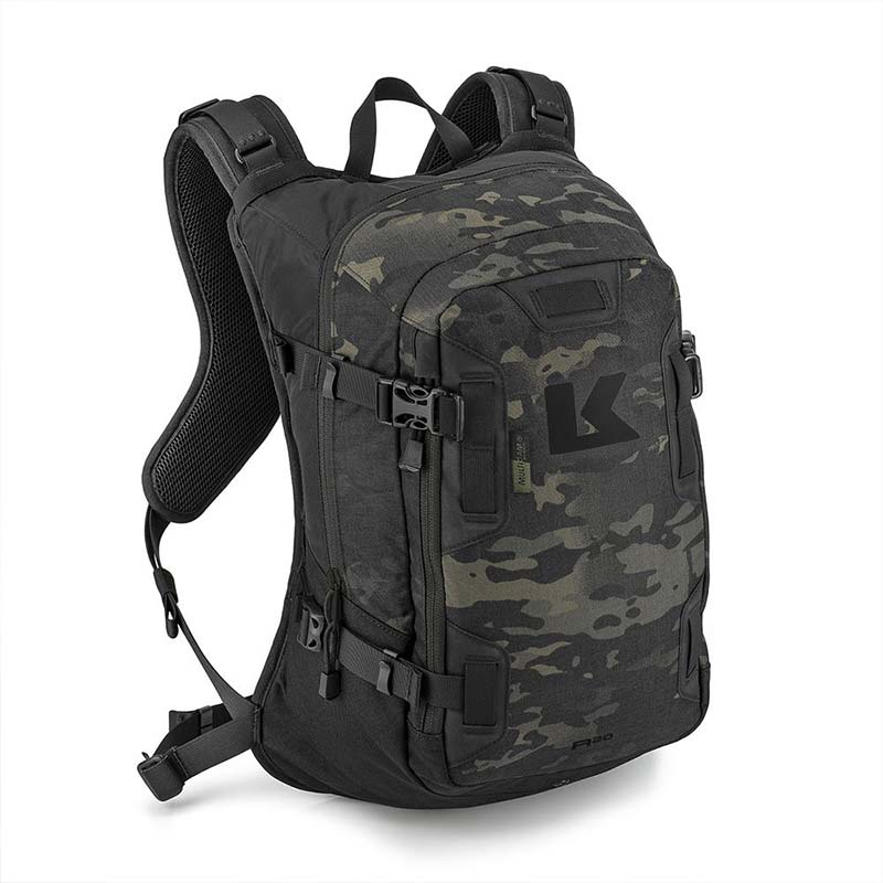 Sac à dos moto Kriega R20 multicam noir.