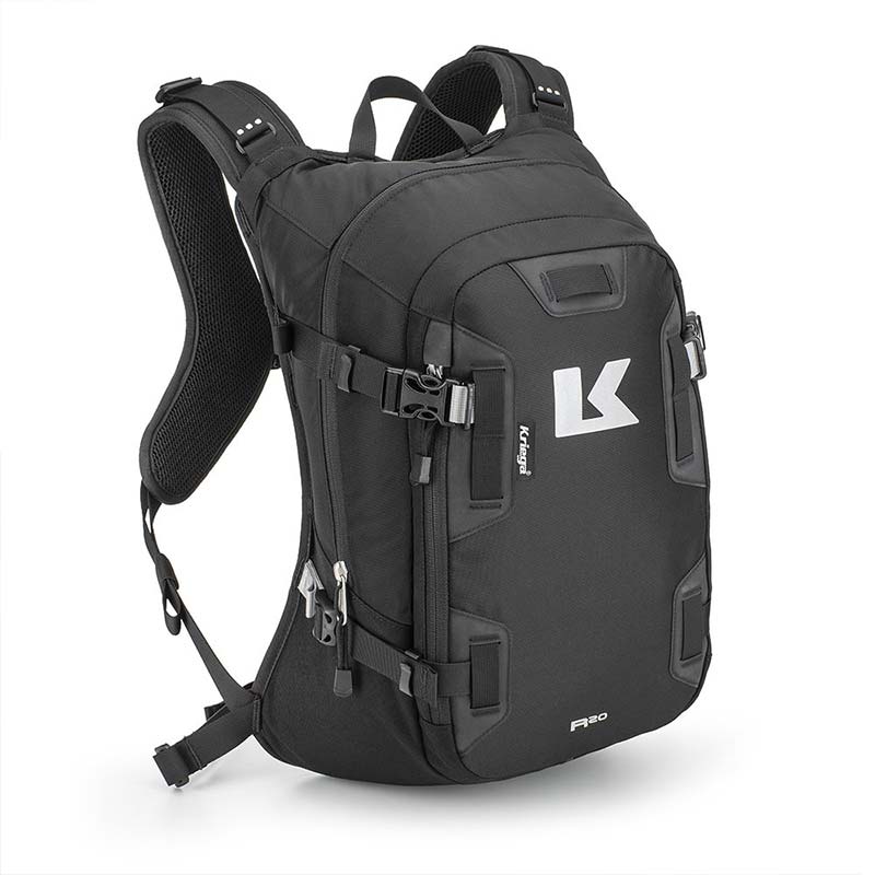 Sac à dos moto Kriega R20 noir.