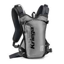 Sac à dos d'hydratation Kriega Hydro-2 2 litres argent.