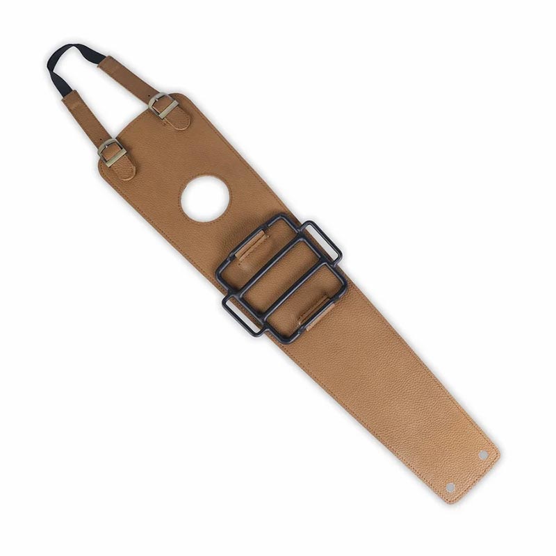 Sangle de réservoir en cuir marron avec mini porte-bagages Bonvent pour Royal Enfield 650.