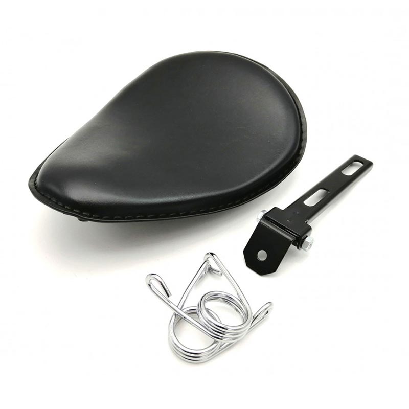 Selle bobber noir Brazoline. Blackpines.fr