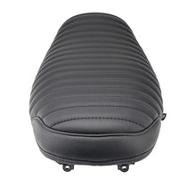 Selle fine noire moto The Krait Motone Custom pour Triumph Bonneville. Blackpines.fr