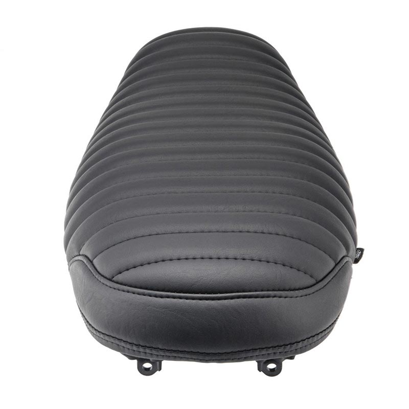 Selle fine noire moto The Krait Motone Custom pour Triumph Bonneville. Blackpines.fr