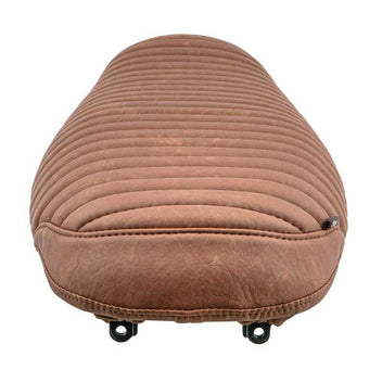 Selle fine Rare Earth moto The Krait Motone Custom pour Triumph Bonneville. Blackpines.fr