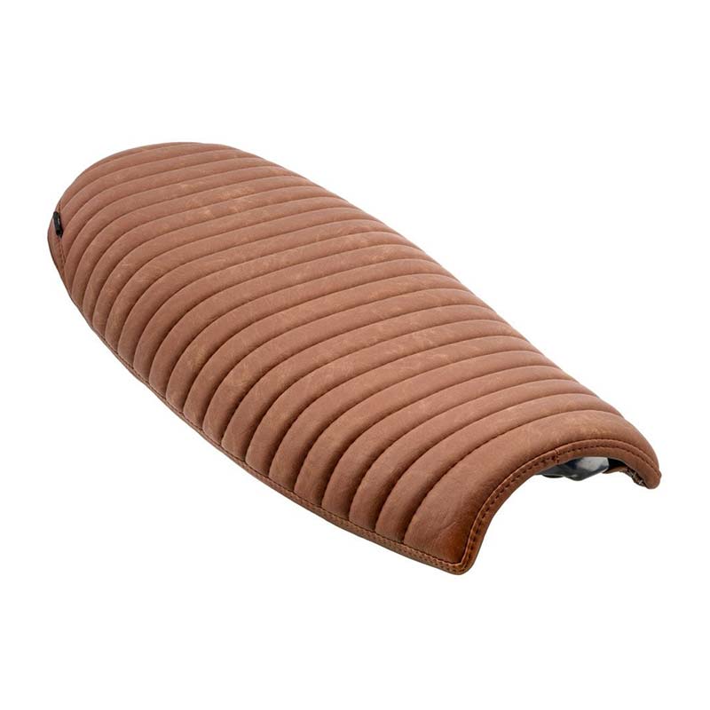 Selle fine Rare Earth moto The Krait Motone Custom pour Triumph Bonneville. Blackpines.fr
