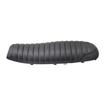 Selle fine noire moto The Krait Motone Custom pour Triumph Bonneville. Blackpines.fr
