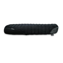 Selle sur mesure artisanale cuir noir dessus suede, coutures côtelées Bonvent pour Interceptor et Continental GT650.