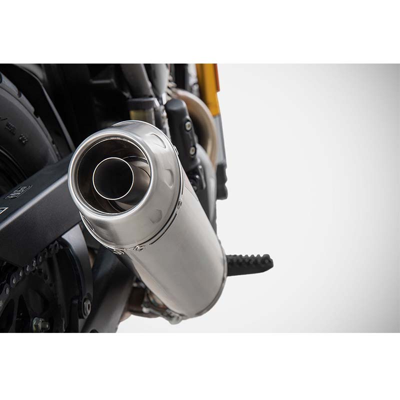 Silencieux moto Zard pour Triumph Scrambler 400x et Speed 400. Blackpines.fr