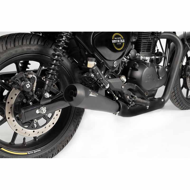 Silencieux Zard pour Royal Enfield Hunter 350. Blackpines.fr