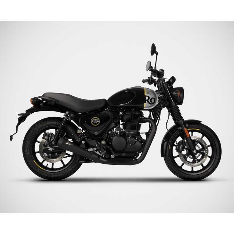 Silencieux Zard pour Royal Enfield Hunter 350. Blackpines.fr