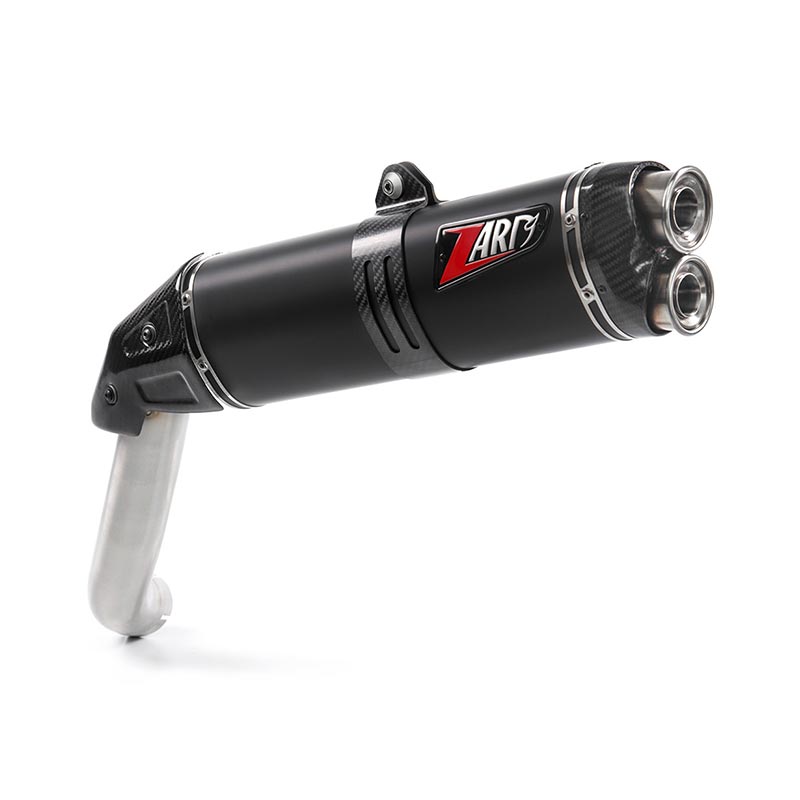 Silencieux inox ou titane noir Moto Guzzi V85 TT 2025-2026