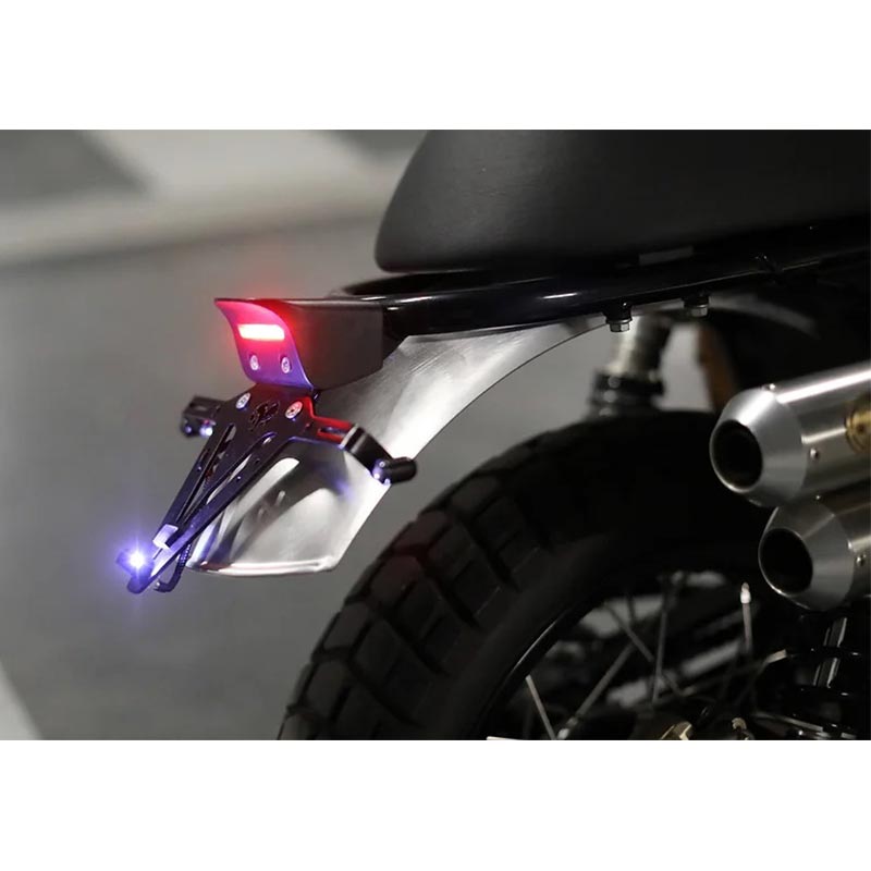 Support plaque moto Hedgehog Motorcycles pour Interceptor 650. Blackpines.fr