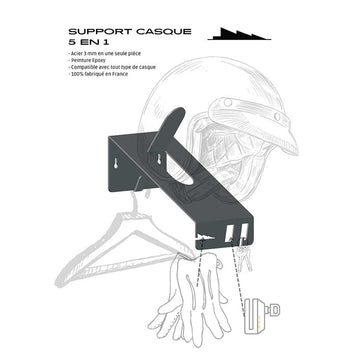 Support casque 5 en 1  | Blackpines - blackpines.fr