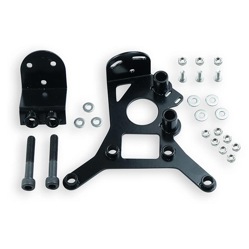 Plaque de phare Full LED + support clignotant + support de relocalisation Compteur RE 650 | Bonvent Motorbikes - blackpines.fr