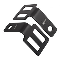 Supports de clignotants noirs montage sous selle Motone pour Triumph 2001-2015. Blackpines.fr