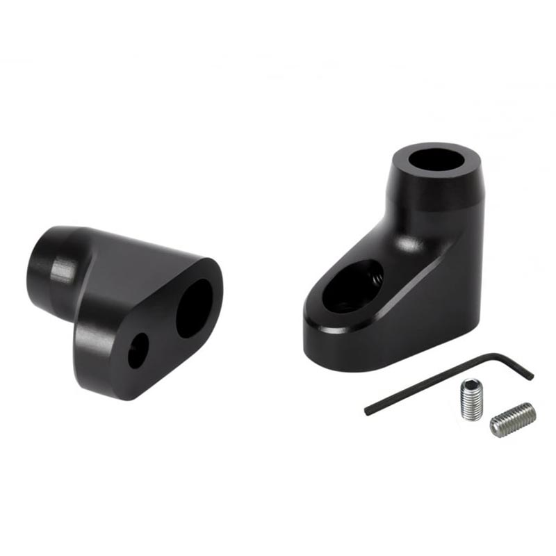 Supports de clignotants moto arriere Motone Customs pour Triumph 400. Blackpines.fr