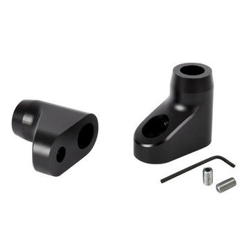 Supports de clignotants moto arriere Motone Customs pour Triumph 400. Blackpines.fr