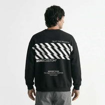 Sweat noir oversize fleece Ignition Morex Custom.