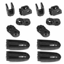 Systeme complet repose-pieds Vario EVO1 noir 23mm Wunderlich. Blackpines.fr