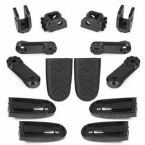 Systeme complet repose-pieds Vario EVO1 noir 50mm Wunderlich. Blackpines.fr