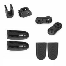 Systeme complet repose-pieds Vario EVO1 noir 30mm Wunderlich. Blackpines.fr