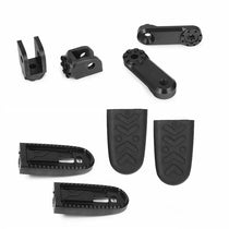 Systeme complet repose-pieds Vario EVO1 noir 50mm Wunderlich. Blackpines.fr