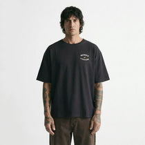 Tee-shirt noir manches courtes homme oversize Morex Custom Excalibur.