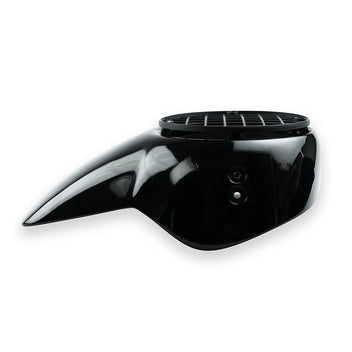 Tete de fourche noire scrambler vintage Bonvent Motorbikes. Blackpines.fr